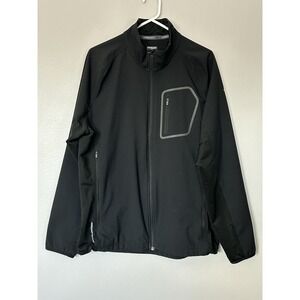 Icebreaker Jacket Men's Large Black Merino GT Full Zip Wool Outdoor Gorpcore